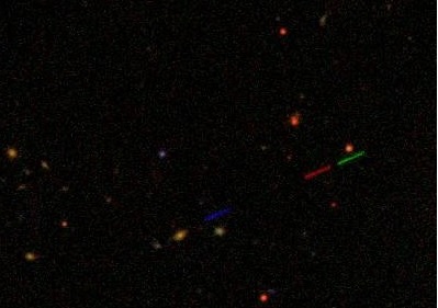 SDSS image with unknown NEO, 2001 Nov 12.