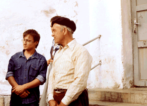 Anton�n Mrkos s n�v�tevn�kmi zo Slovenska